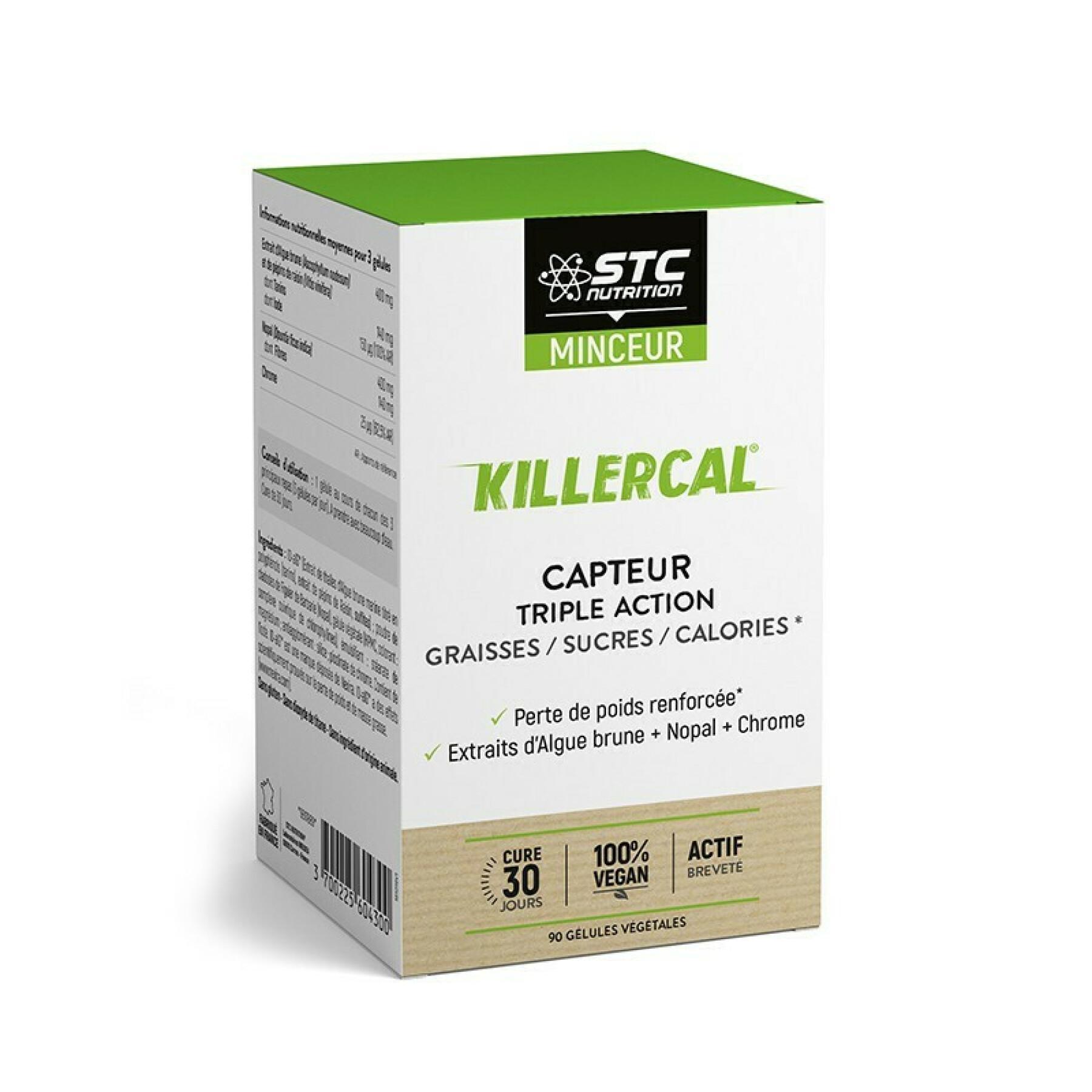 killercal® sensor de triple acción STC Nutrition 90 gélules végétales en étui