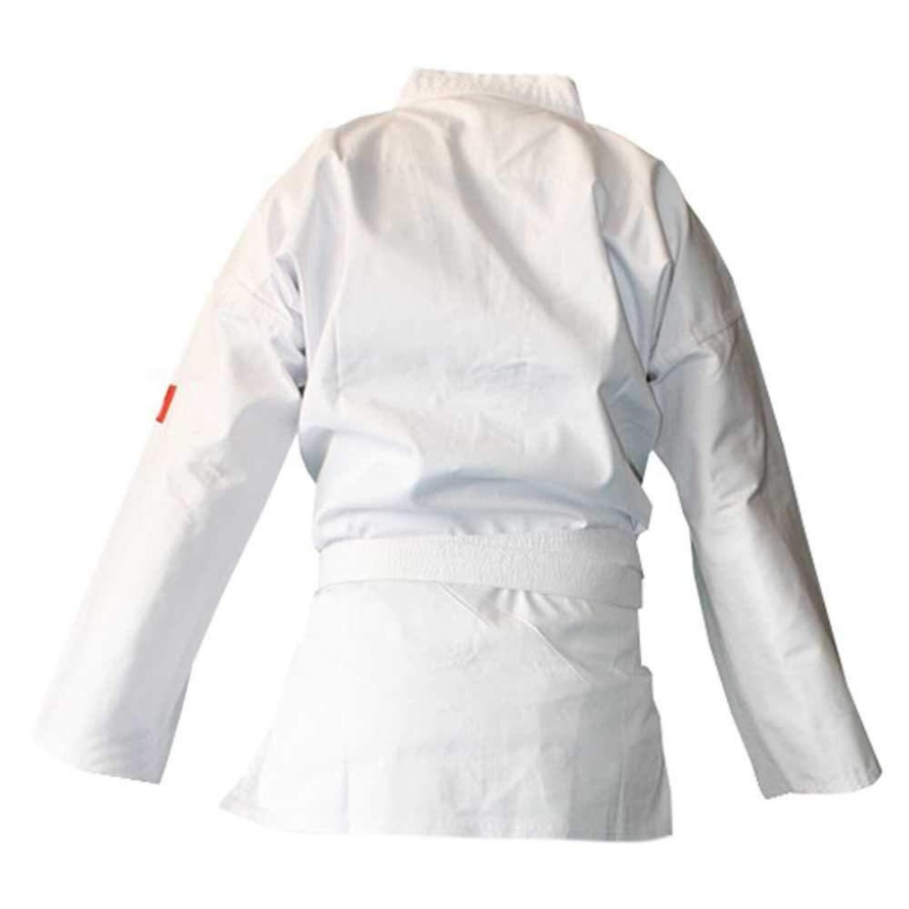 Kimono de kárate con cinturón de algodón blanco Yosihiro