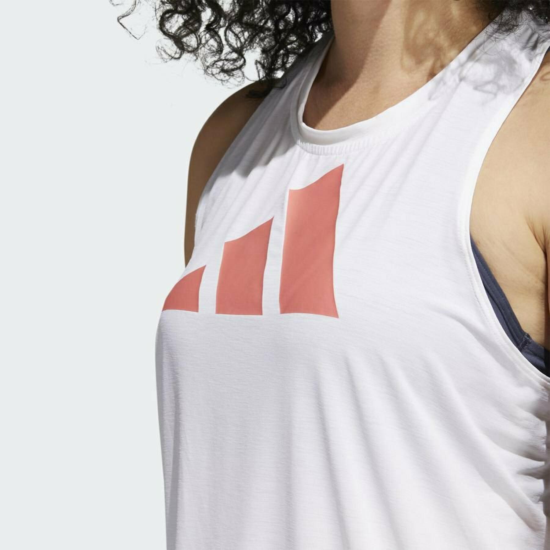 Camiseta de tirantes para mujer adidas 3-Stripes Logo