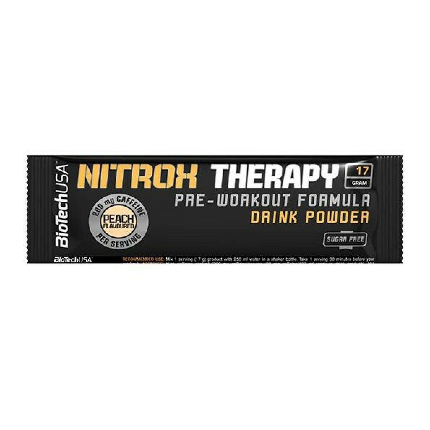 Paquete de 50 paquetes de refuerzo Biotech USA nitrox therapy - Fruits tropicaux - 17g