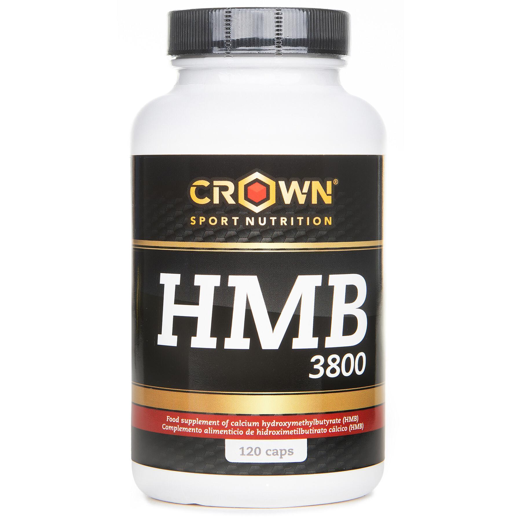 Cápsulas Crown Sport Nutrition HMB 3800 - neutre -120 capsules