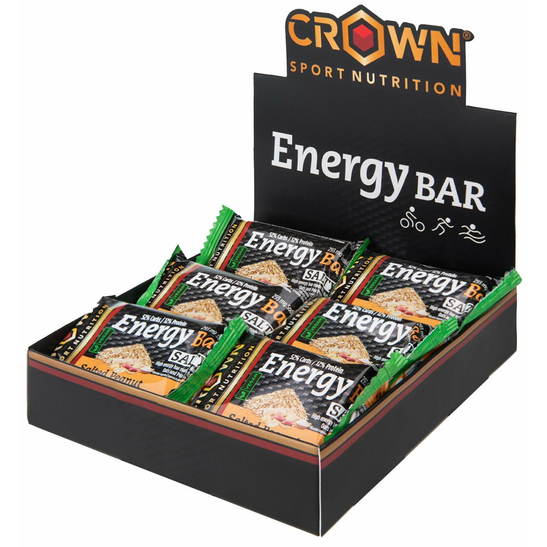Barra nutricional vegana Crown Sport Nutrition Energy - arachides salées - 60 g