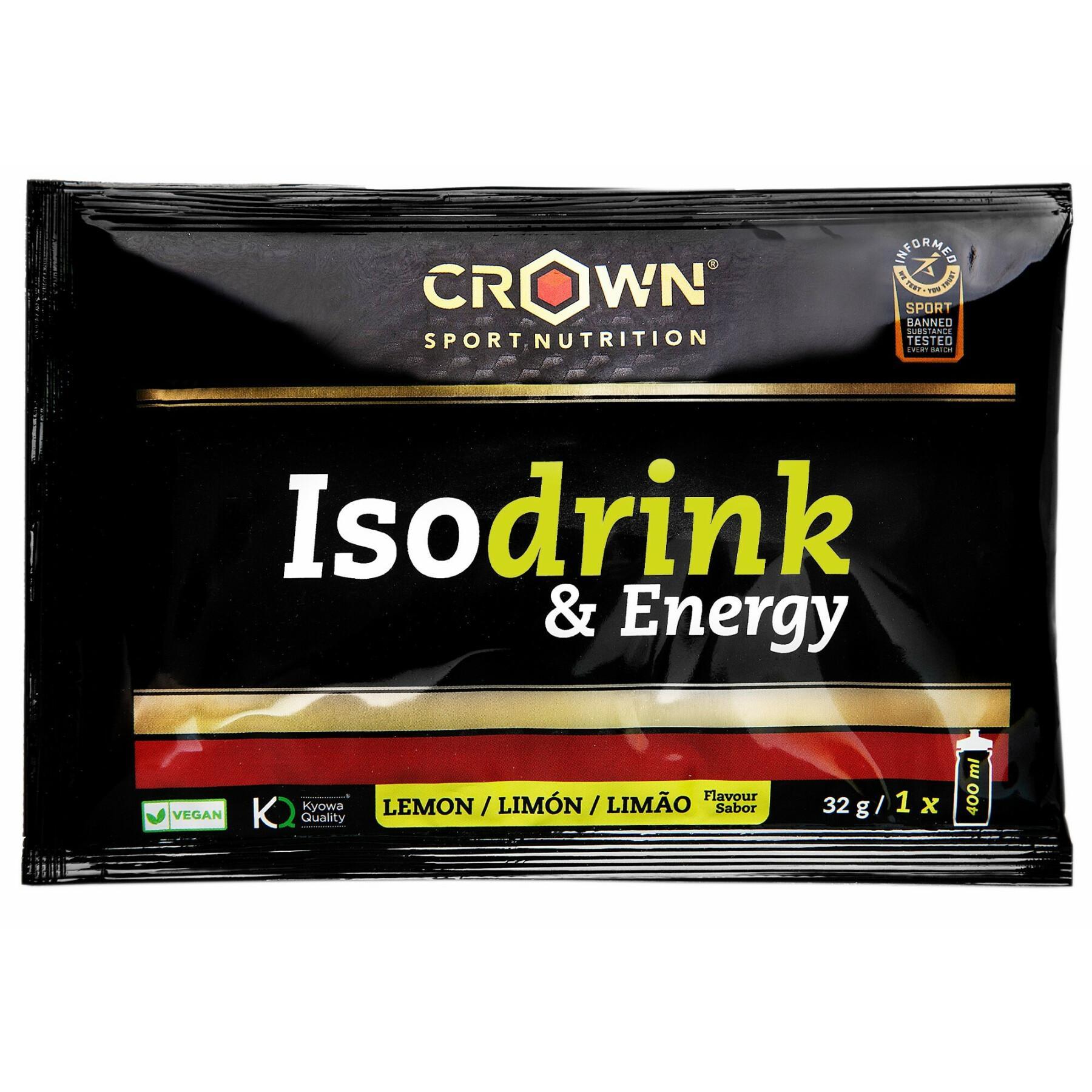 Bebida energética Crown Sport Nutrition Isodrink & Energy informed sport - citron - 32 g