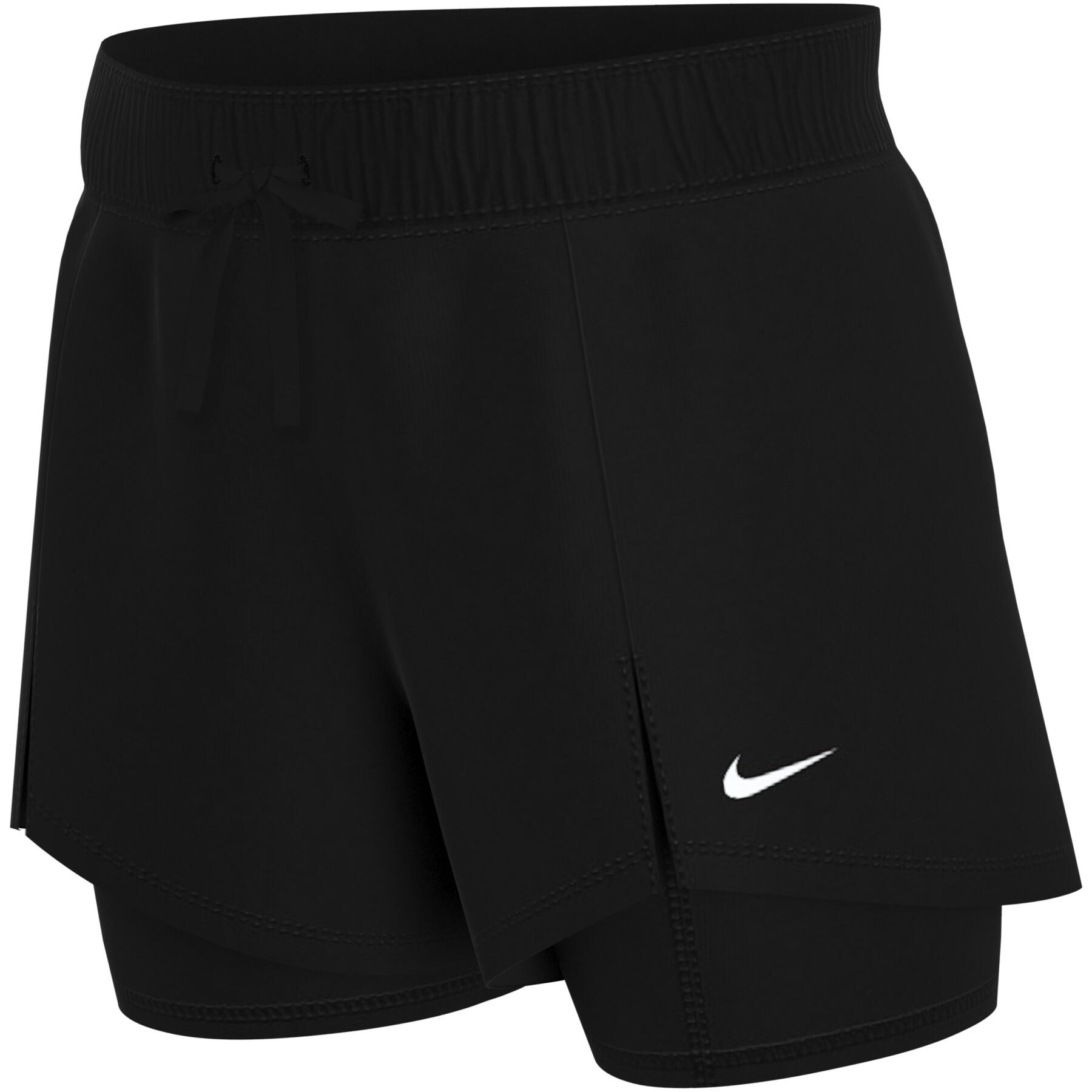 Pantalón corto de mujer Nike flex essential 2-in-1