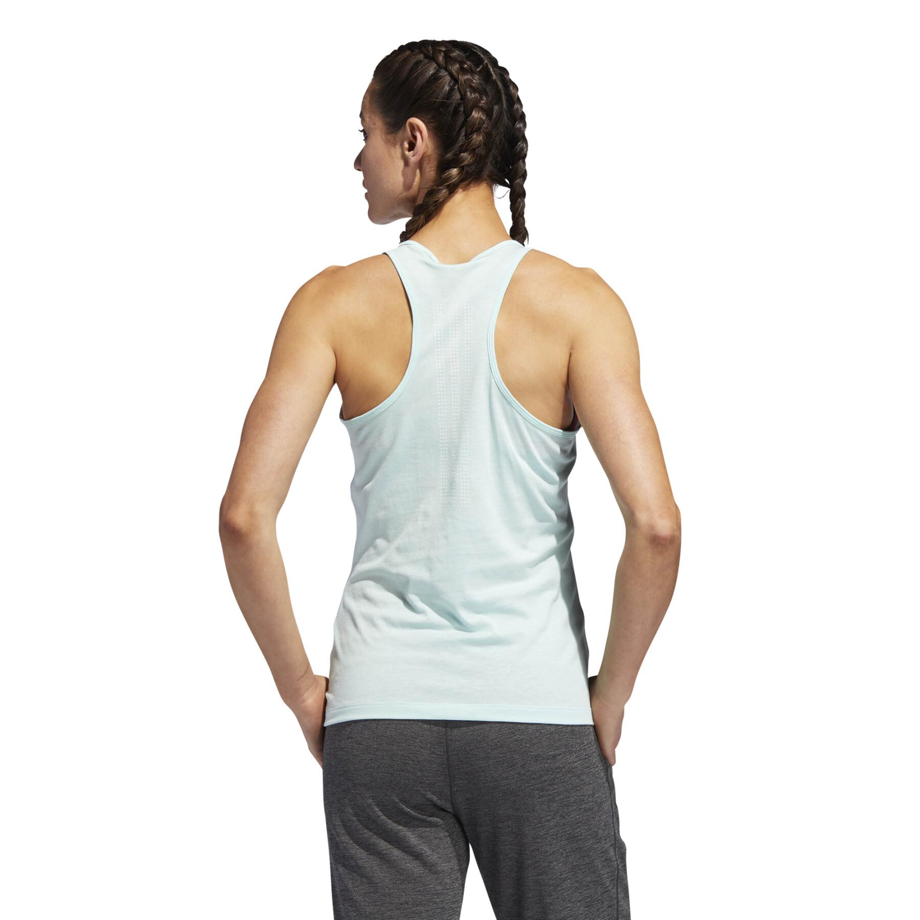 Camiseta de tirantes para mujer adidas Prime 3-Stripes