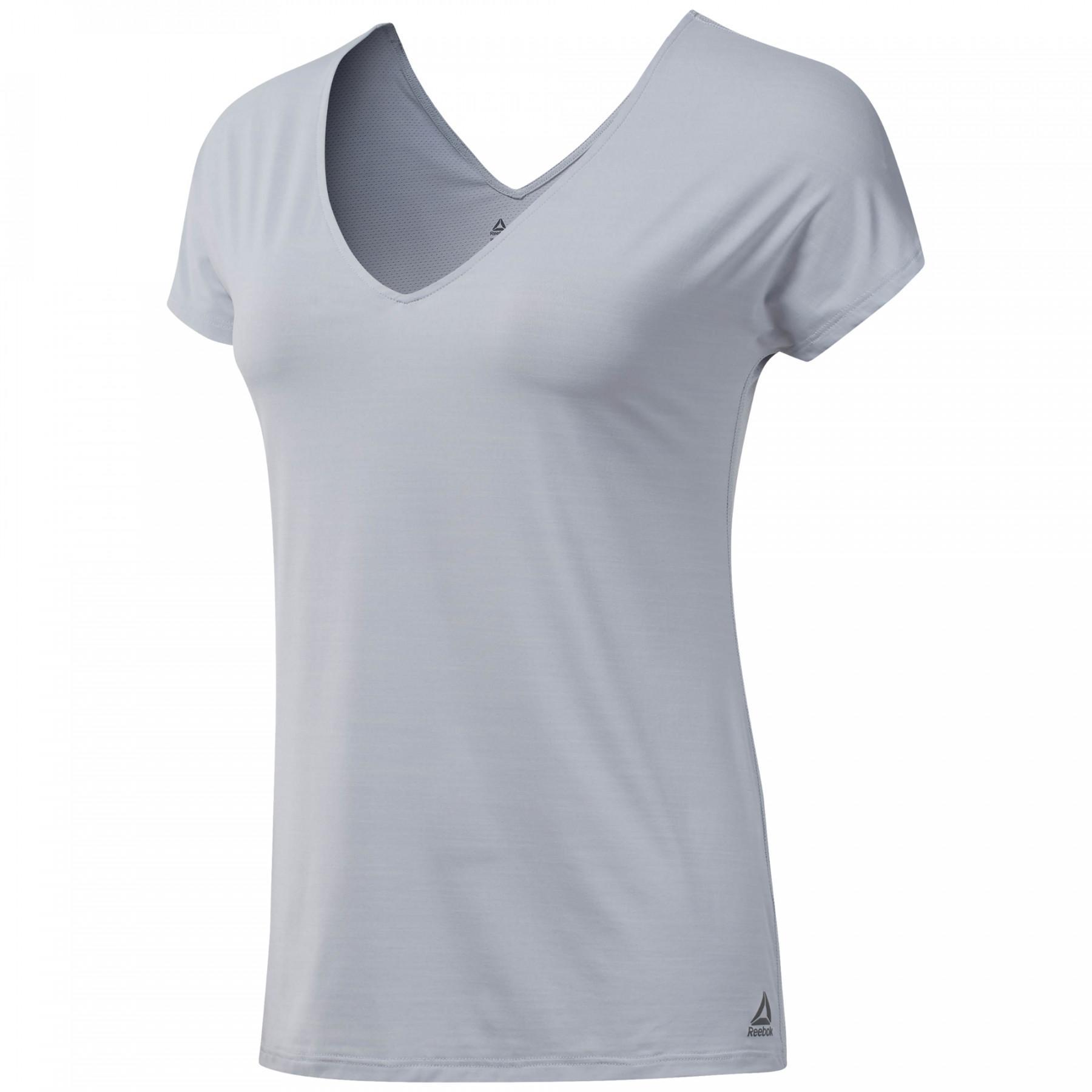 Camiseta de mujer con cuello de pico Reebok ACTIVCHILL