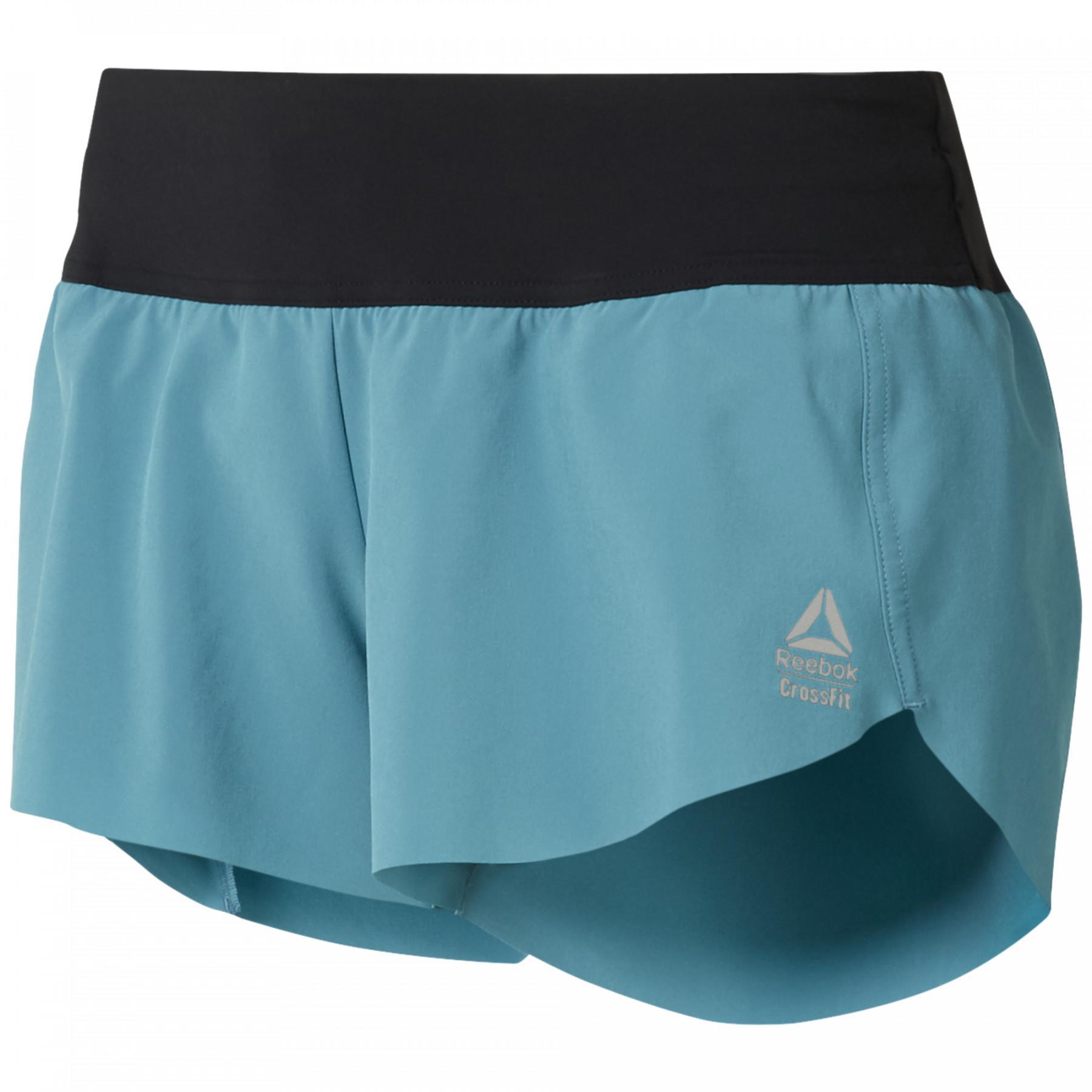 Pantalones cortos de mujer con cintura de malla Reebok CrossFit®