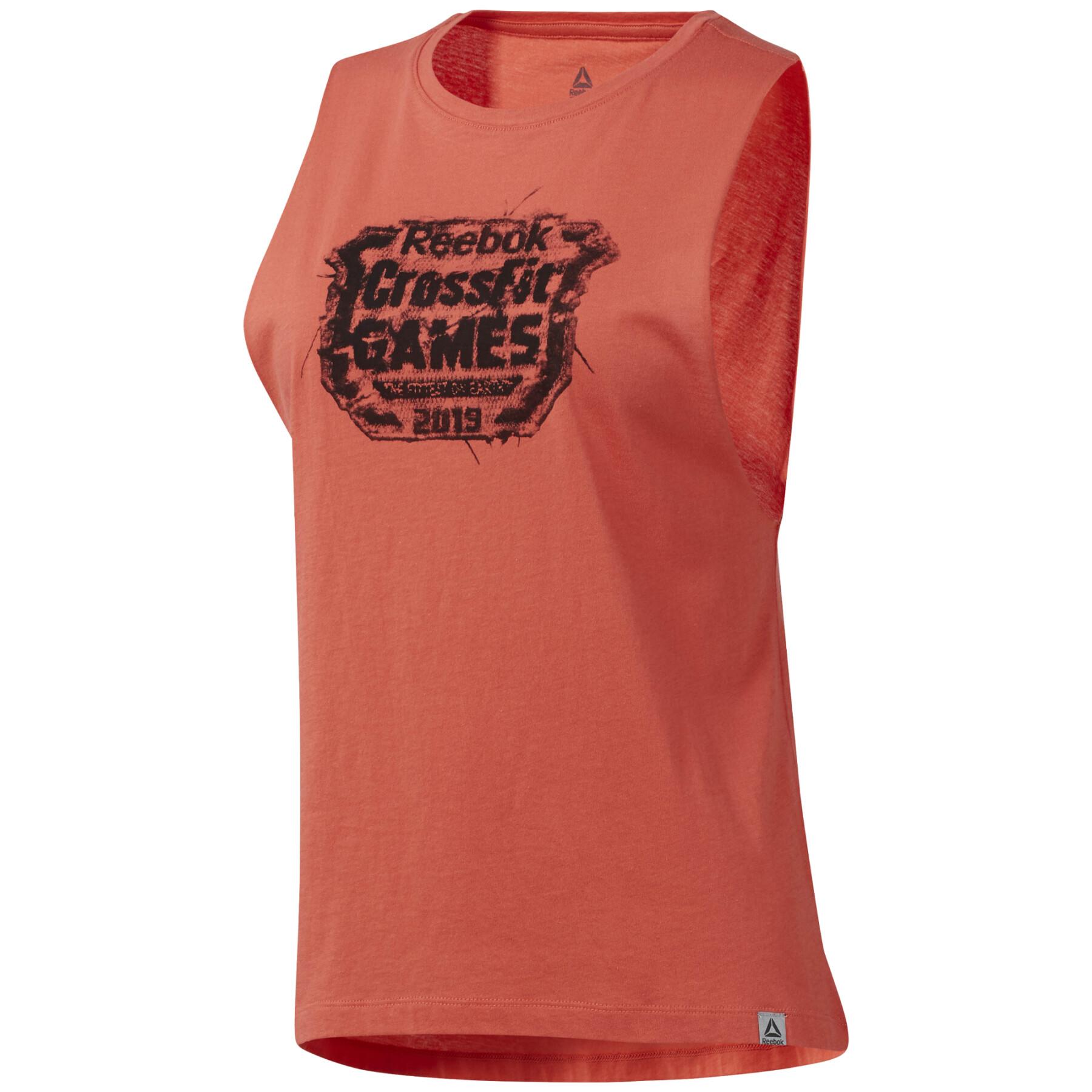 Camiseta de tirantes para mujer Reebok Games Crest
