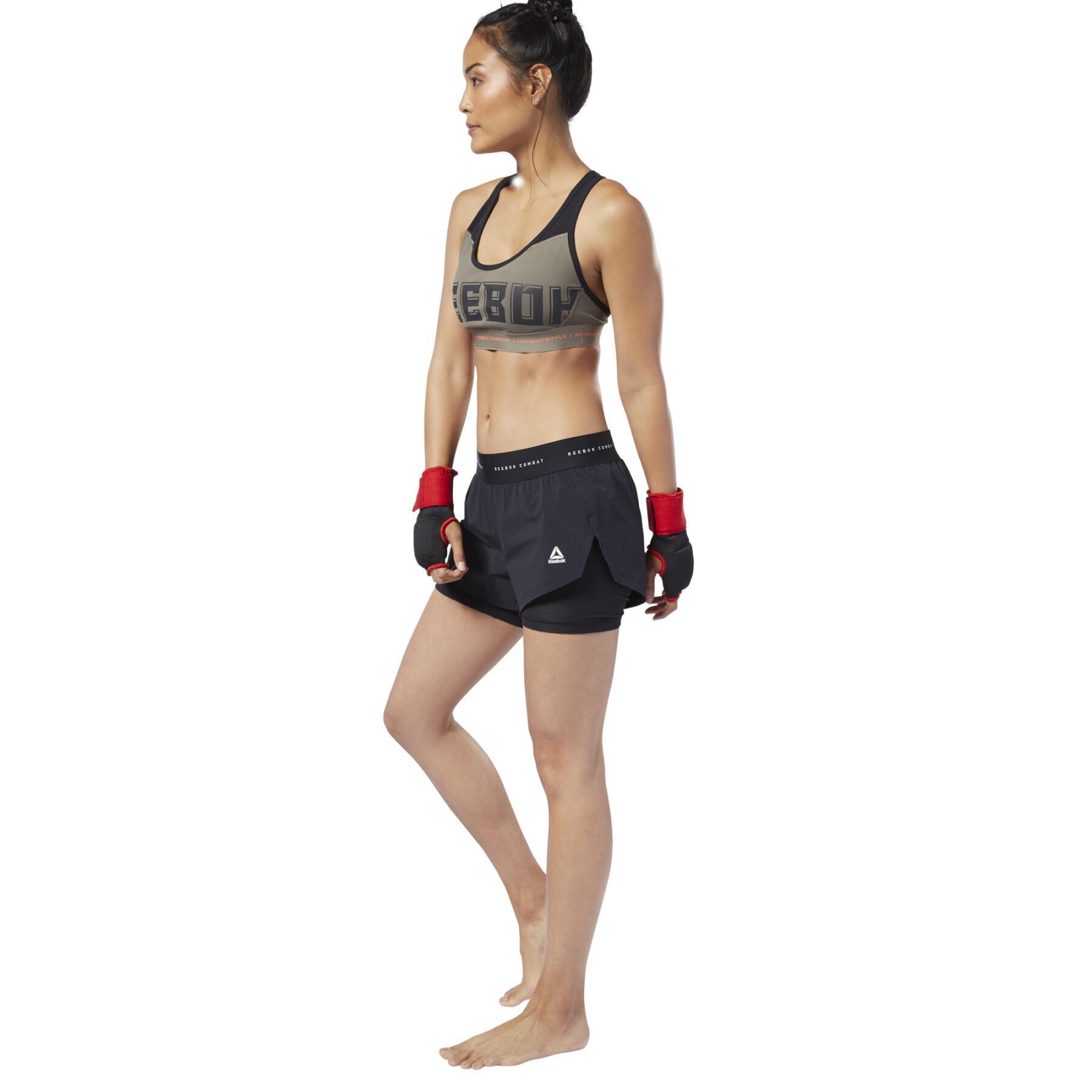Pantalones cortos de mujer Reebok Kickboxing Combat