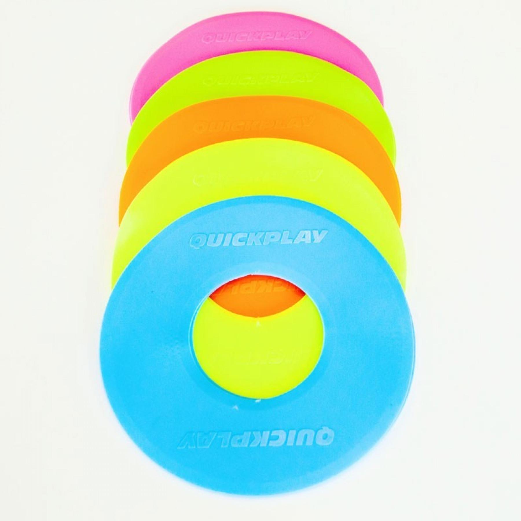 Paquete de 10 discos de marcado Quickplay multicolore