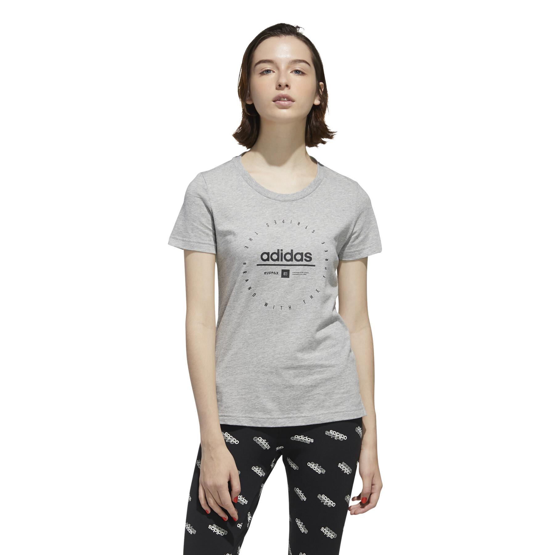 Camiseta de mujer adidas Circular Graphics