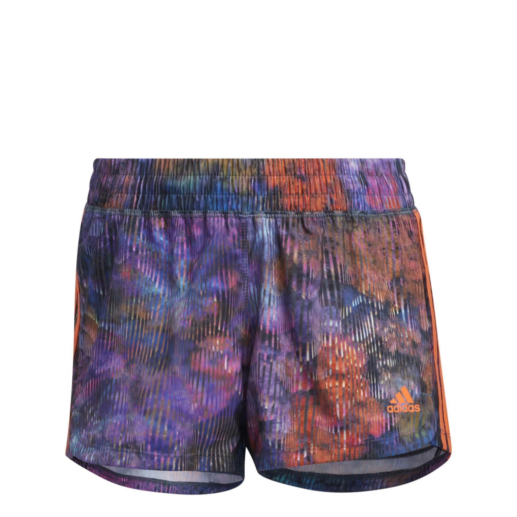 Pantalones cortos de mujer adidas 3S Woven Pacer Floral