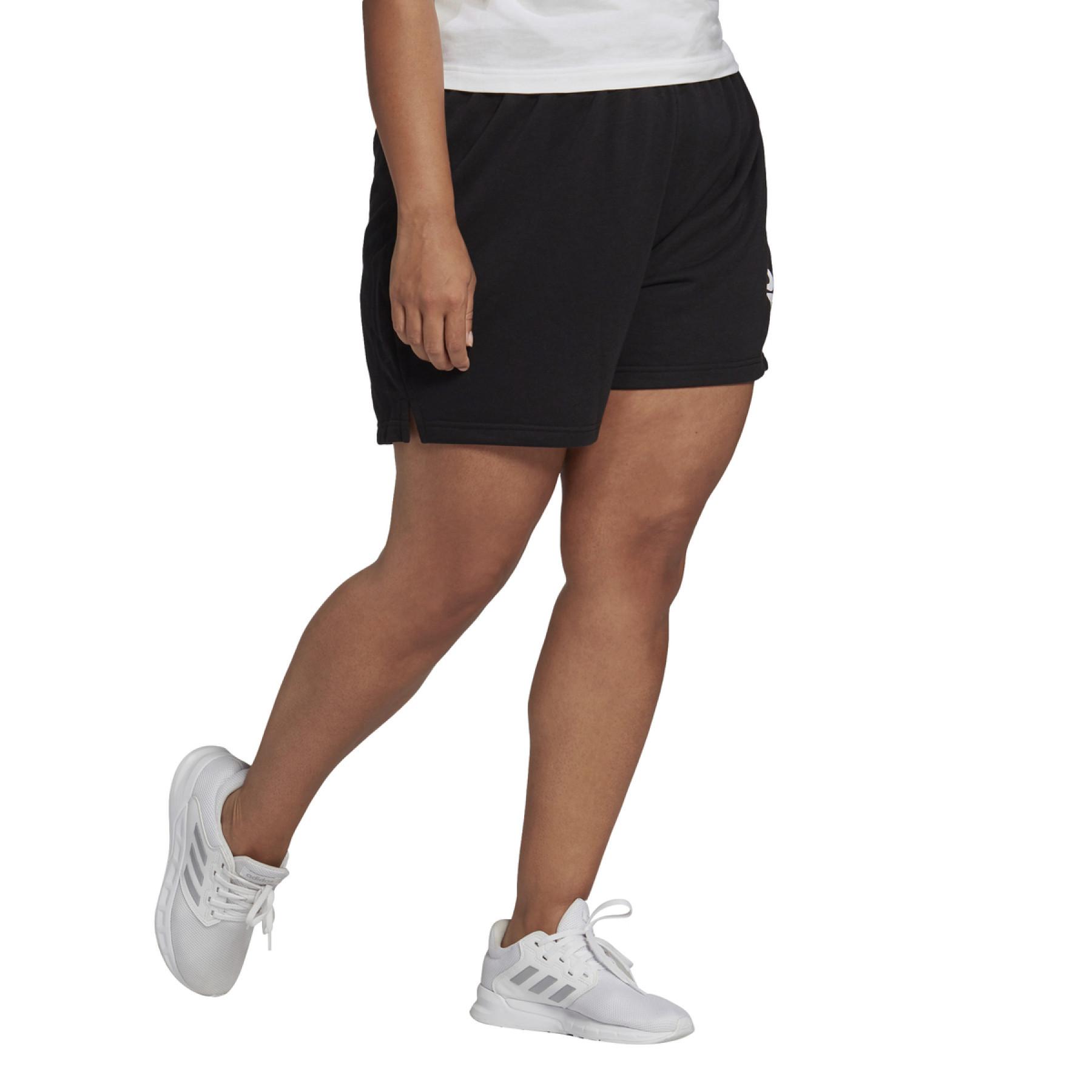 Pantalones cortos de mujer adidas Essential slim Logo Grande Taille