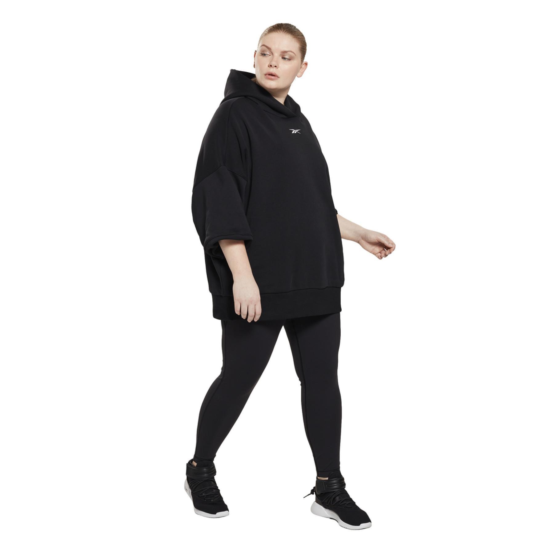 Sudadera con capucha para mujer Reebok Retro Oversize Grande Taille
