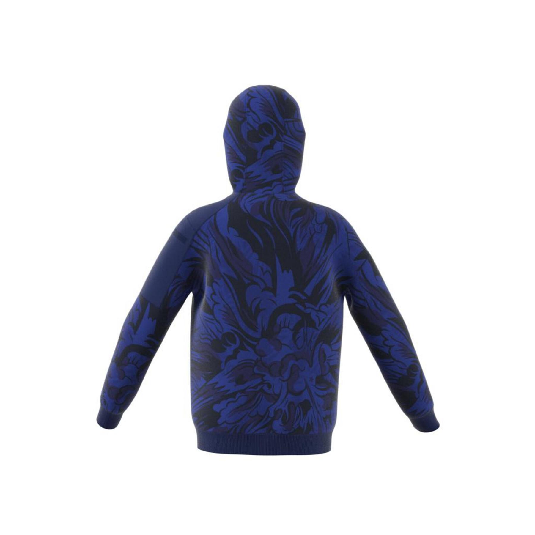Sudadera con capucha para niños adidas ARKD3 Warm Fleece