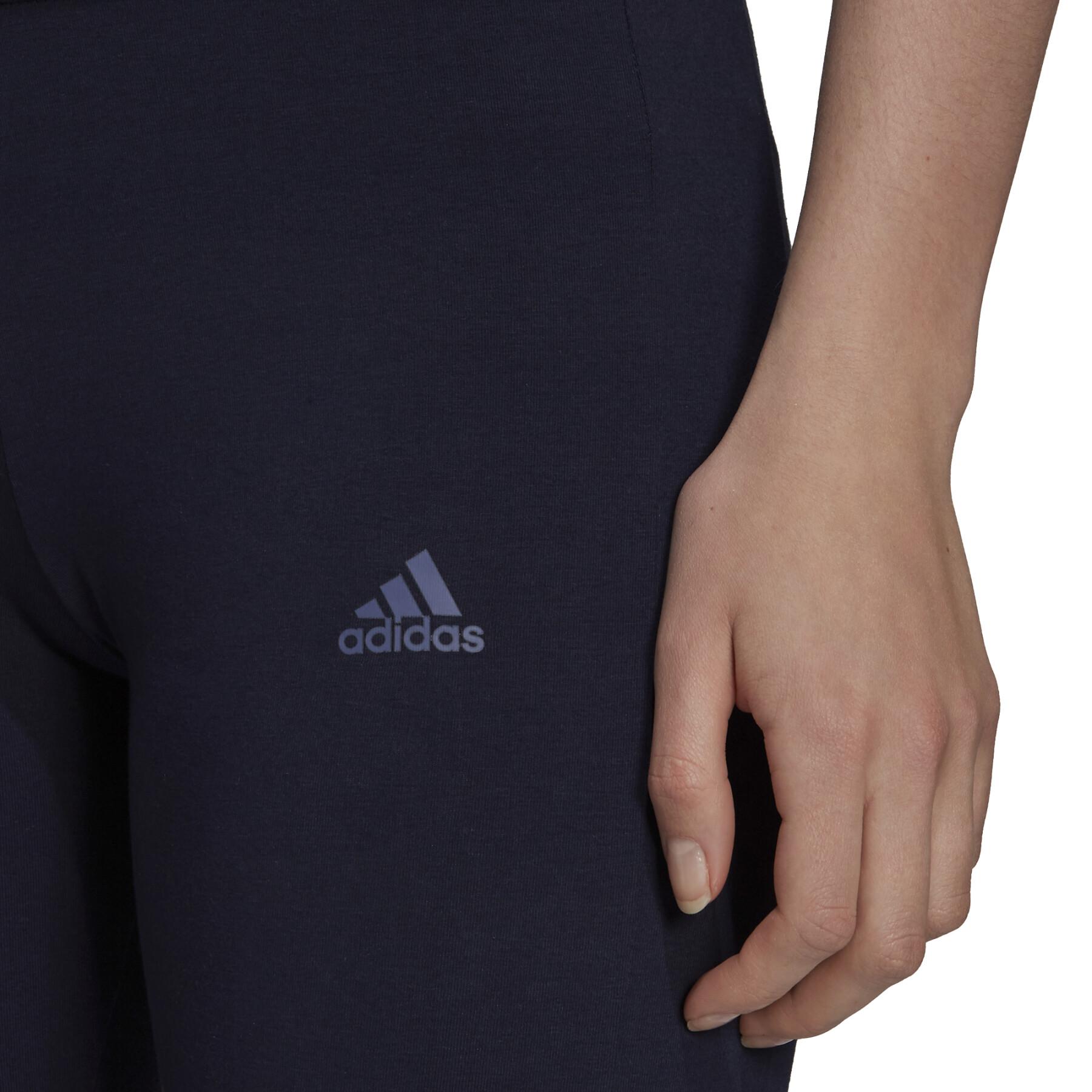 Leggings de mujer adidas Essentials Fitted 3-Stripes 7/8
