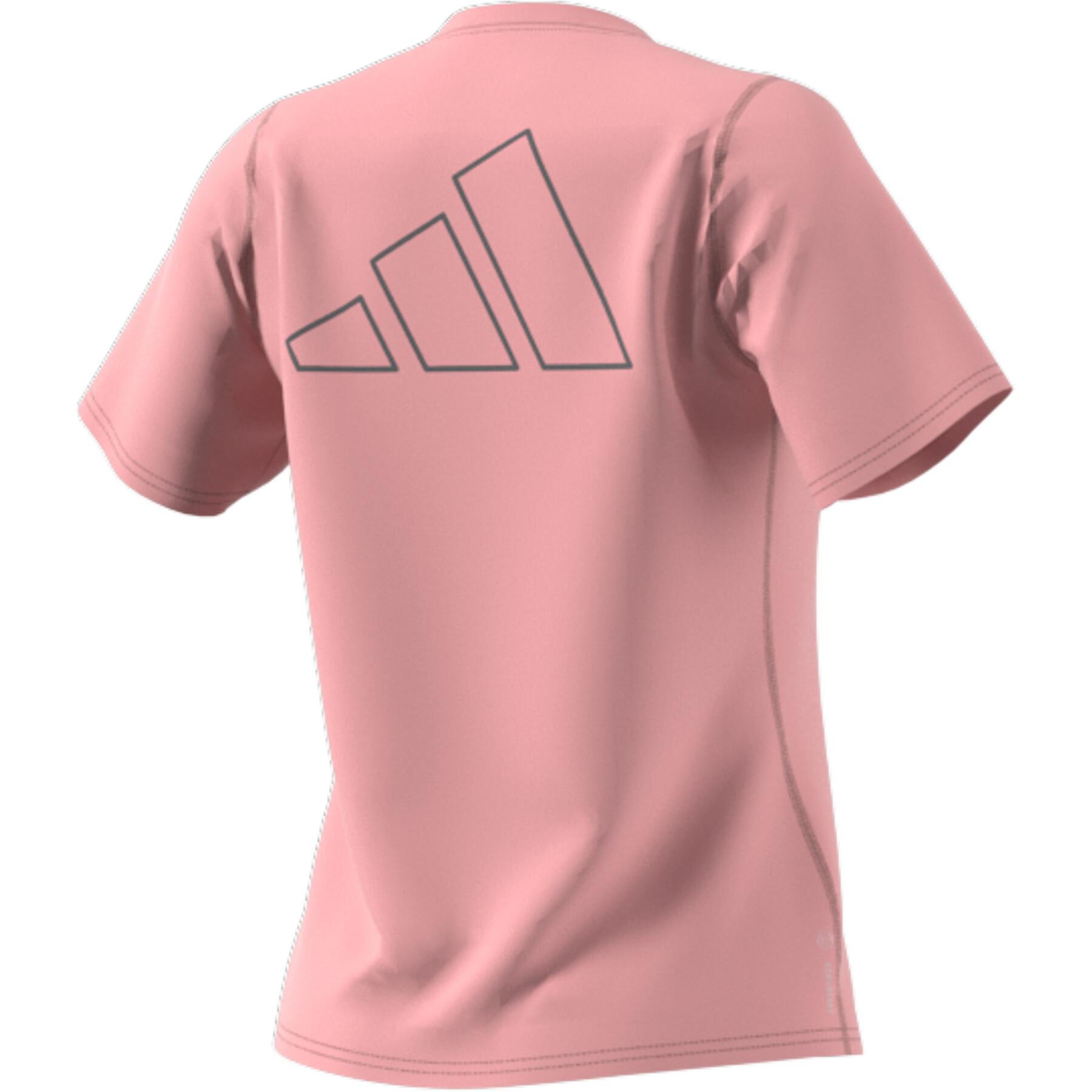 Camiseta de mujer adidas Run Icons 3bar Running