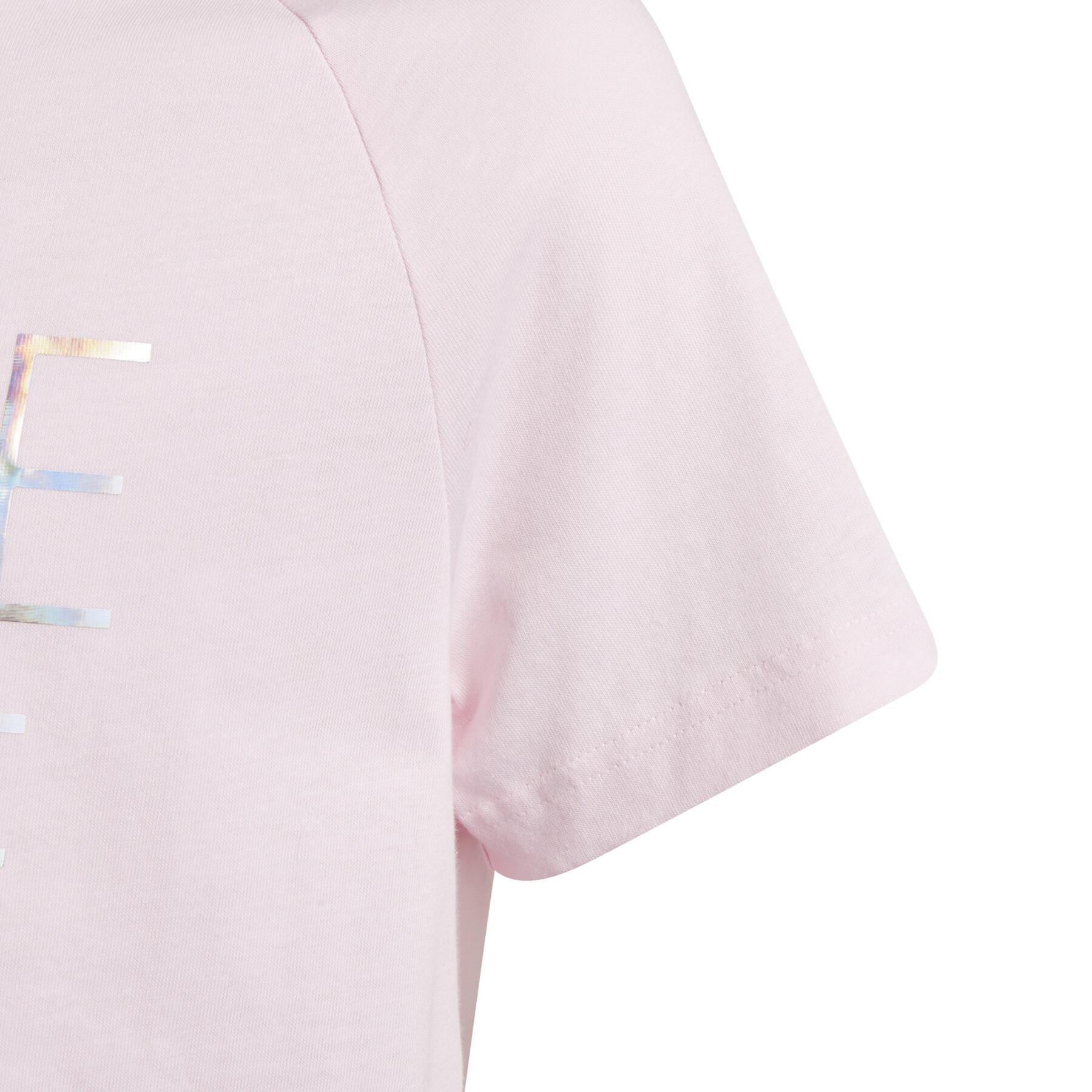 Camiseta estampada metálica de niña adidas Dance