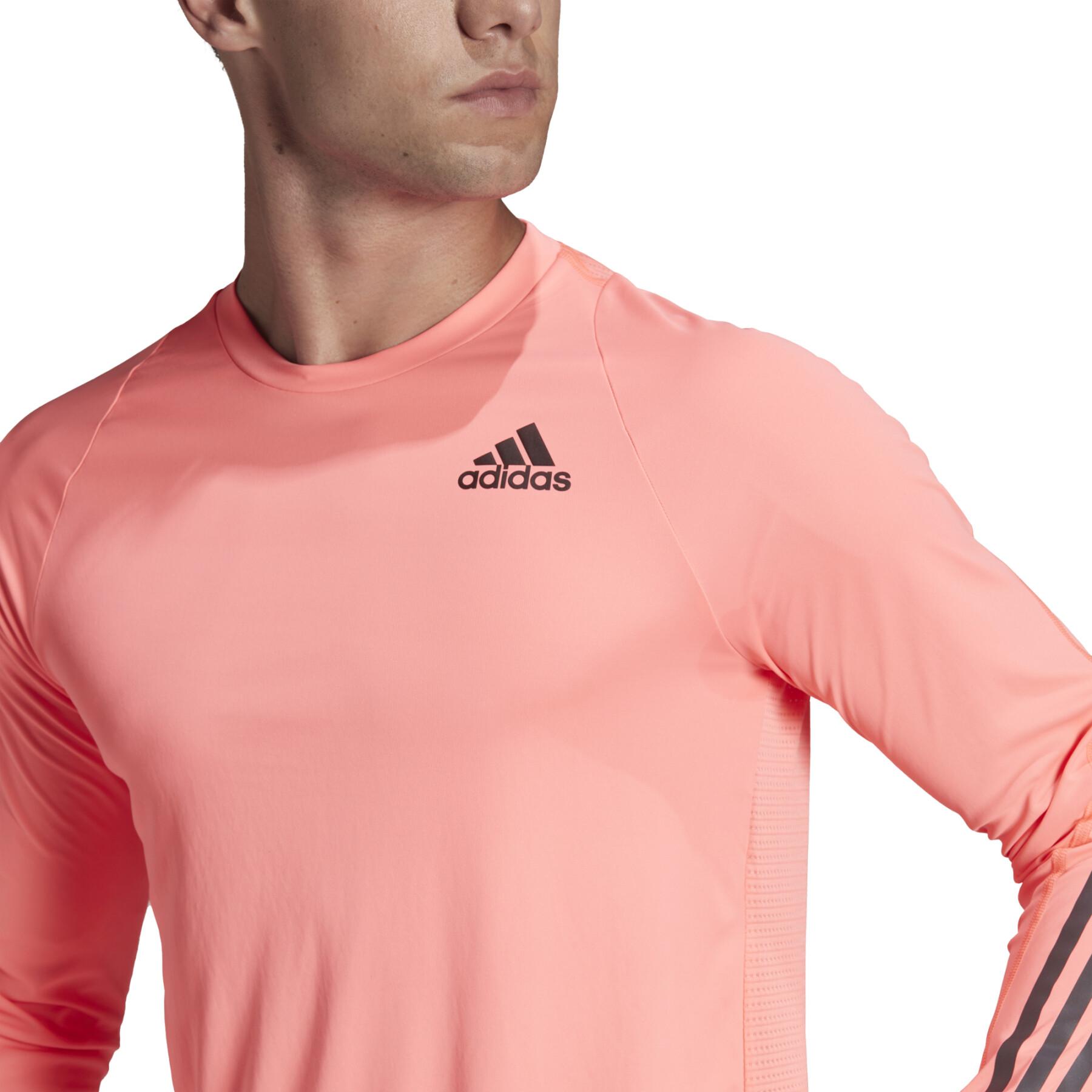 Camiseta adidas Run Icon Full Reflective 3-Stripes