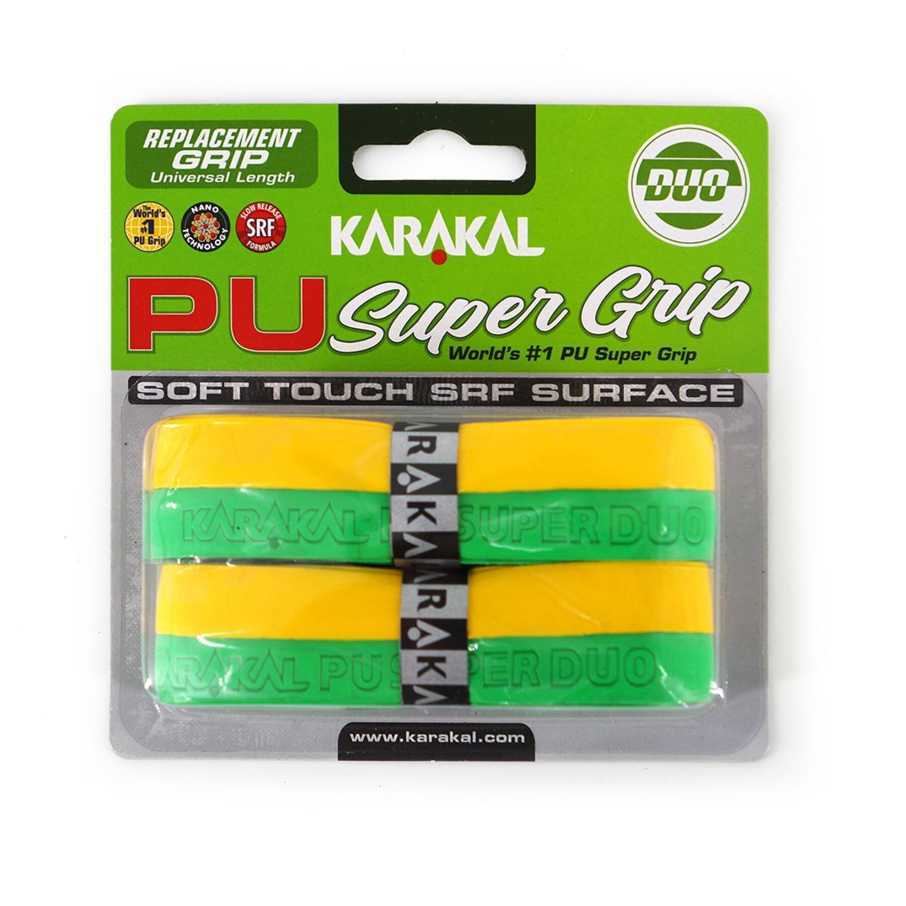 Lote de 2 sudaderas básicas grips couleurs duo PU Karakal Super Grip