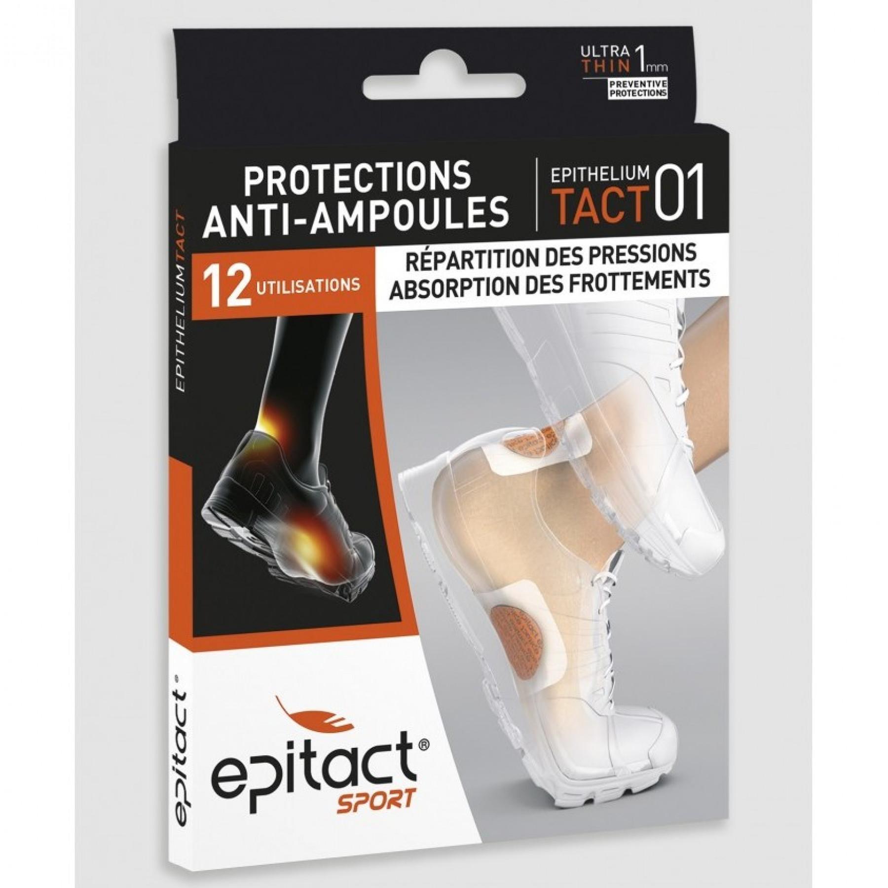Protectores de ampollas Epitact EPITHELIUMTACT 01 (lot de 4 protections + 12 adhésifs)
