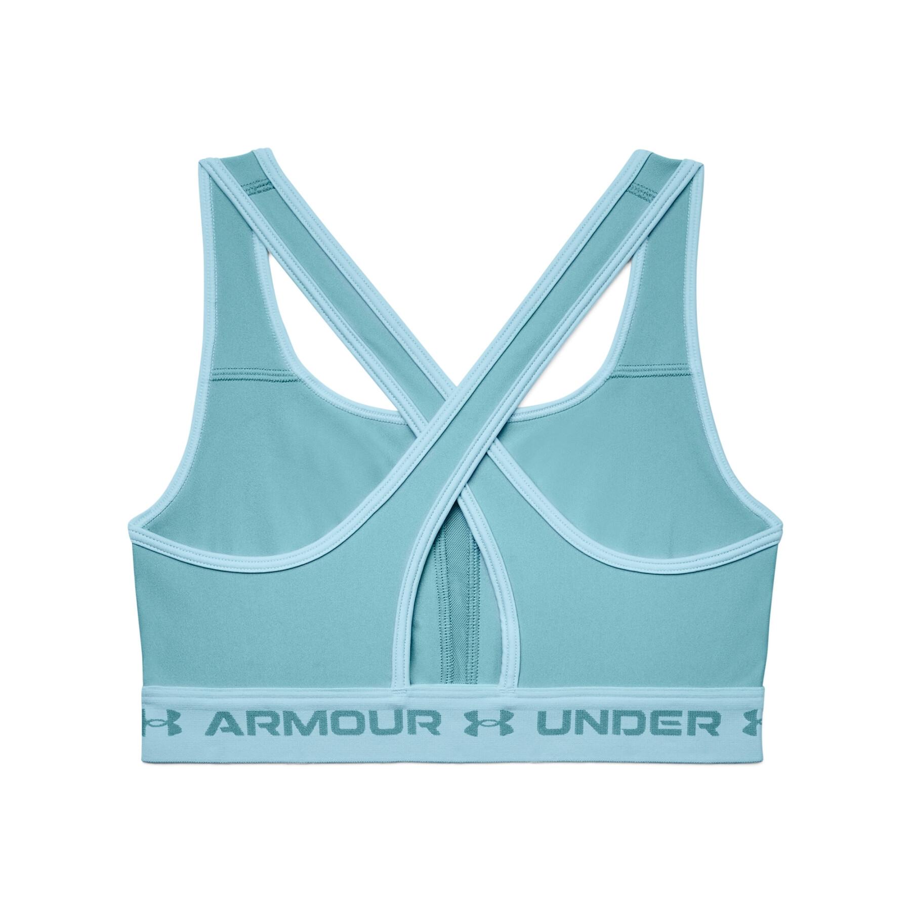 Sujetador deportivo de sujeción moderada para mujeres Under Armour crossback