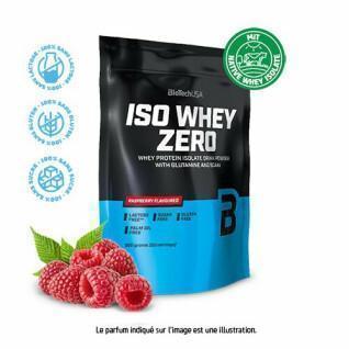Paquete de 10 bolsas de proteínas Biotech USA iso whey zero lactose free - Framboise - 500g