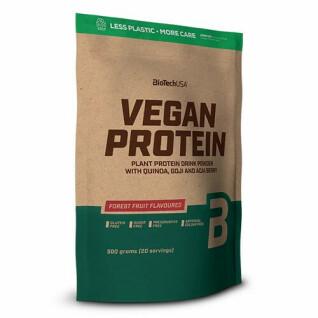 Paquete de 10 bolsas de proteína vegana Biotech USA - Fruits des bois - 500g