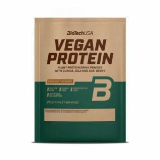 50 paquetes de proteína vegana Biotech USA - Noisette - 25g