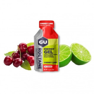 Paquete de 24 geles de roctano Gu Energy cerise/citron vert
