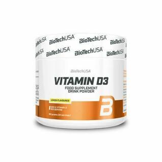Pack de 6 botes de vitamina d3 Biotech USA -Citron-150g