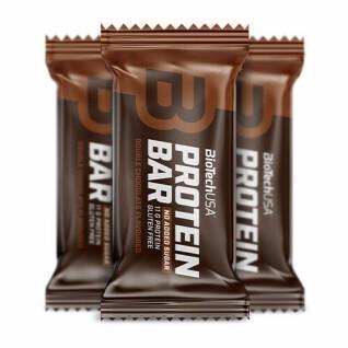 Cajas de barritas de proteínas Biotech USA - Double chocolat (x20)
