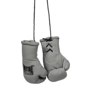 Mini guantes de boxeo dobles Metal Boxe