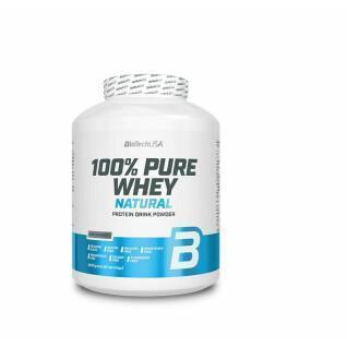 Tarro de proteína de suero 100% pura Biotech USA - Neutre - 2,27kg (x2)
