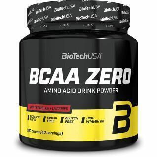 Tarros de aminoácidos Biotech USA bcaa zero - Pasteque - 360g (x10)