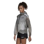 Chaqueta impermeable mujer adidas Terrex agravic Windweave Pro