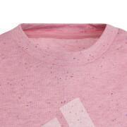 Camiseta suelta de algodón con parche deportivo de niña adidas Future Icons
