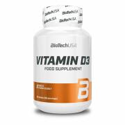 Complemento alimenticio tarro 60 comprimidos Biotech USA Vitamin D3 50mcg