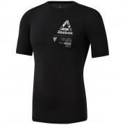 Camiseta de compresión con estampado Reebok Training