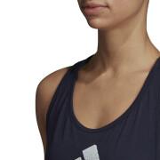 Camiseta de tirantes para mujer adidas Own the Run Badge of Sport