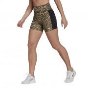 Mujer ciclista adidas Designed To Move Aeoready Leopard Imprimé