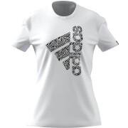 Camiseta de mujer adidas Zebra Logo Graphic