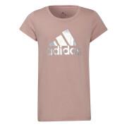 Camiseta de chica adidas Dance Metallic Print